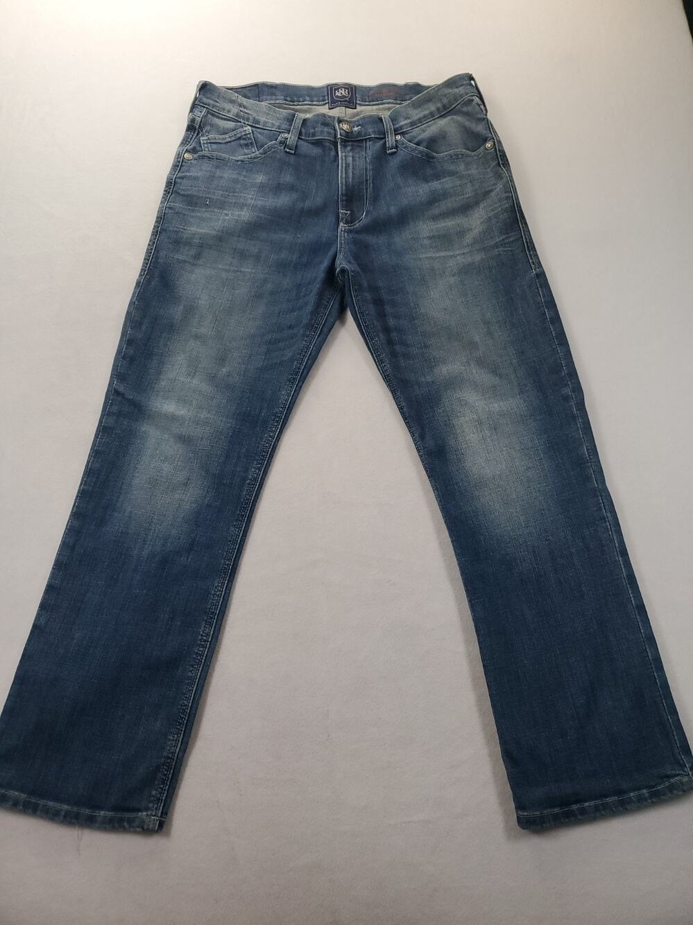 Rock & Republic Men's Straight Fit Jeans Dark Wash Stretch Denim Size 36x30